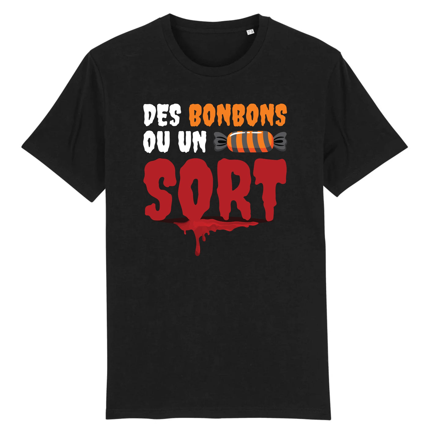 T-Shirt Homme Des bonbons ou un sort 