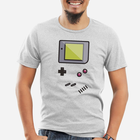 T-Shirt Homme Game Boy Gris