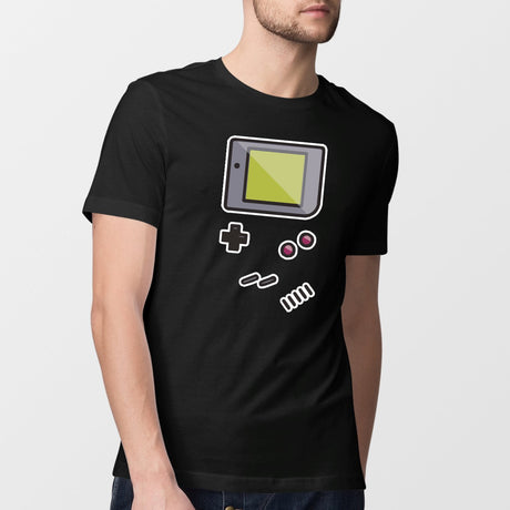 T-Shirt Homme Game Boy Noir