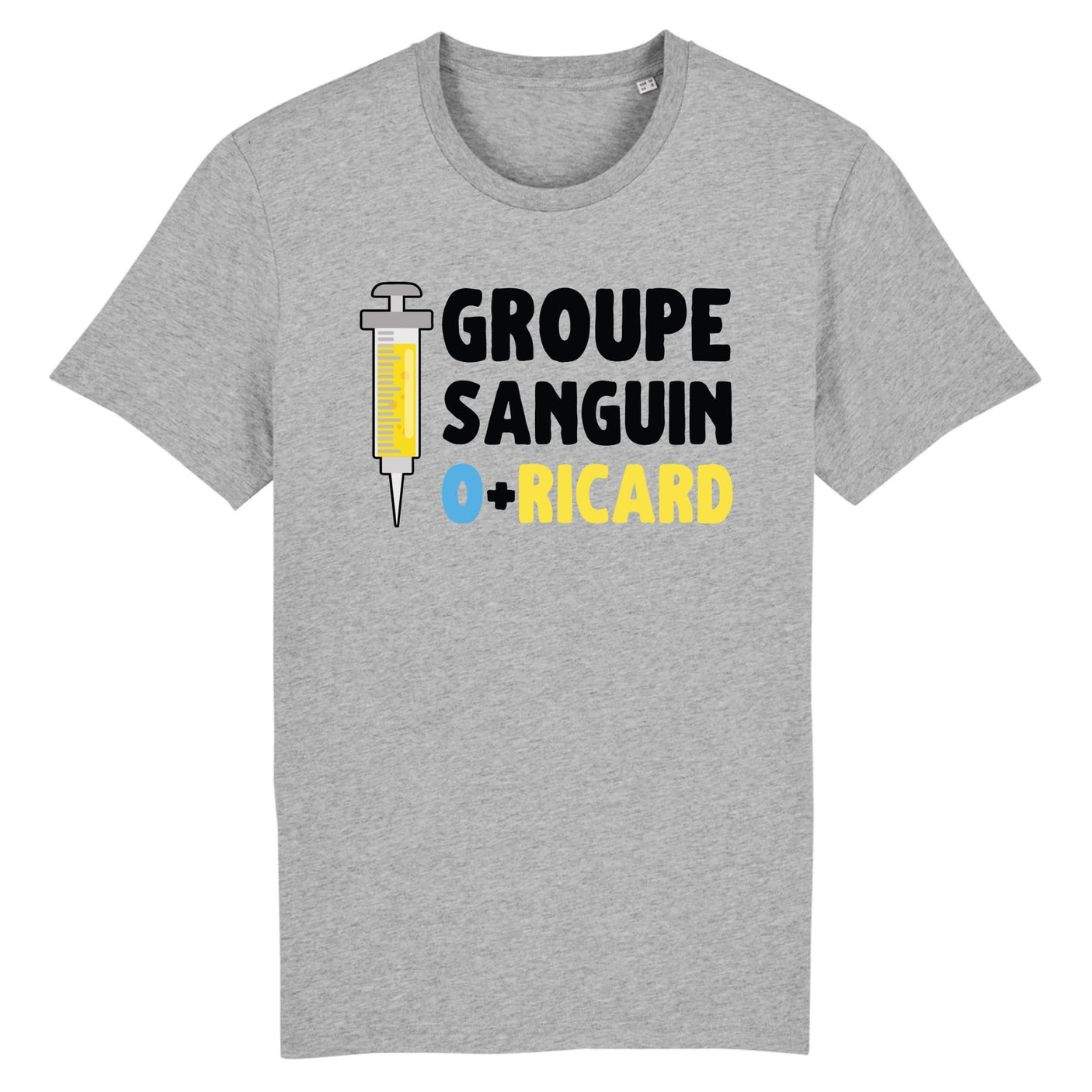 T-Shirt Homme Groupe sanguin O + Ricard 