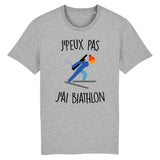 T-Shirt Homme J'peux pas j'ai biathlon 