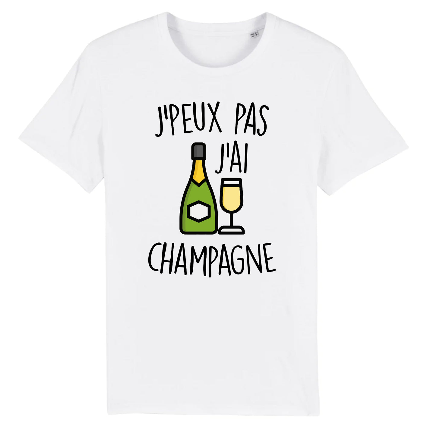 T-Shirt Homme J'peux pas j'ai champagne 