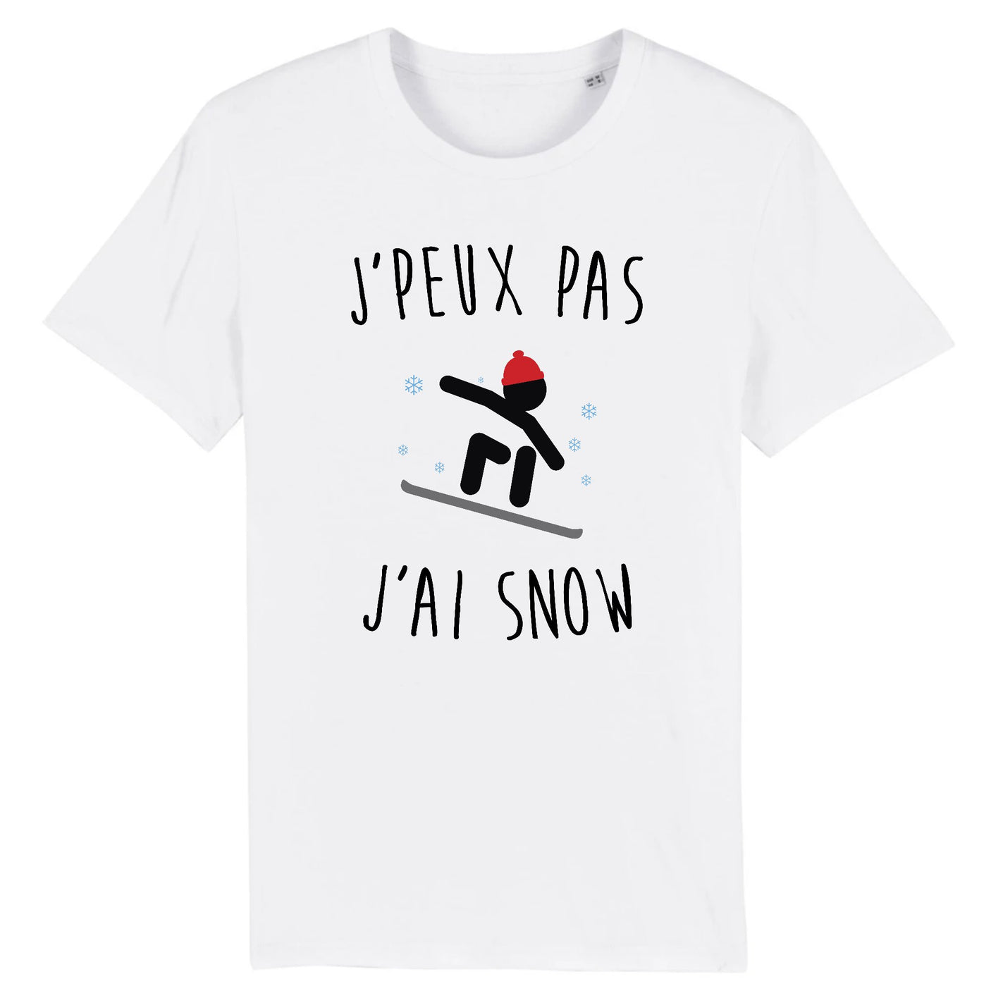 T-Shirt Homme J'peux pas j'ai snow 
