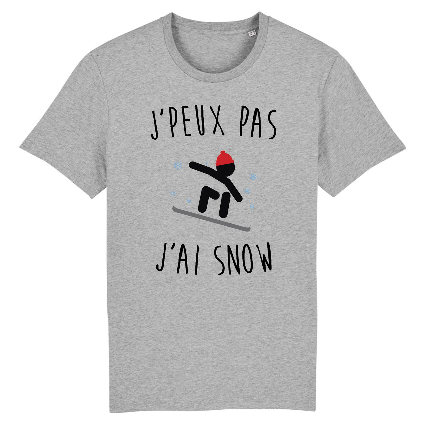 T-Shirt Homme J'peux pas j'ai snow 