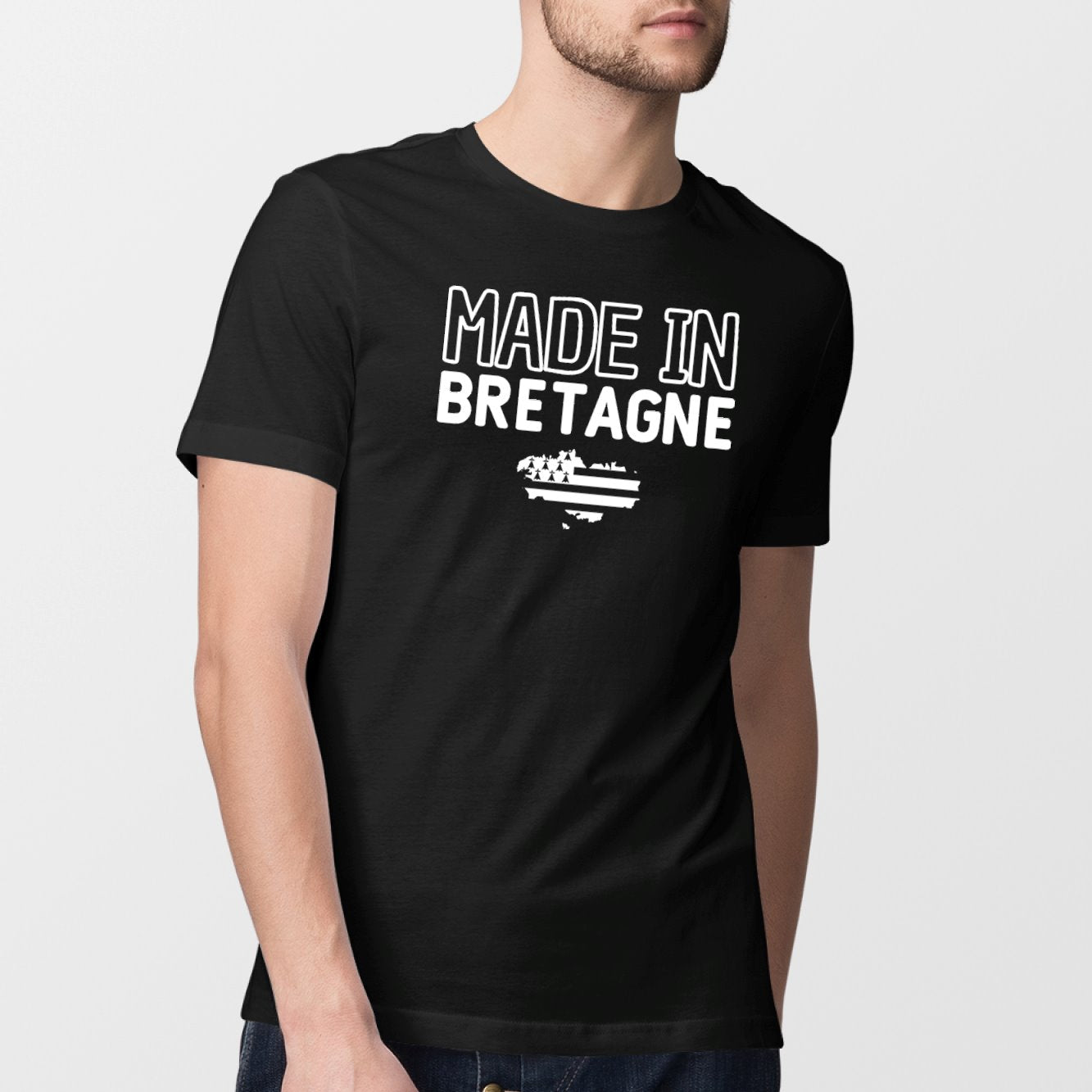 T-Shirt Homme Made in Bretagne Noir