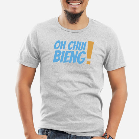 T-Shirt Homme Oh chui bieng Gris