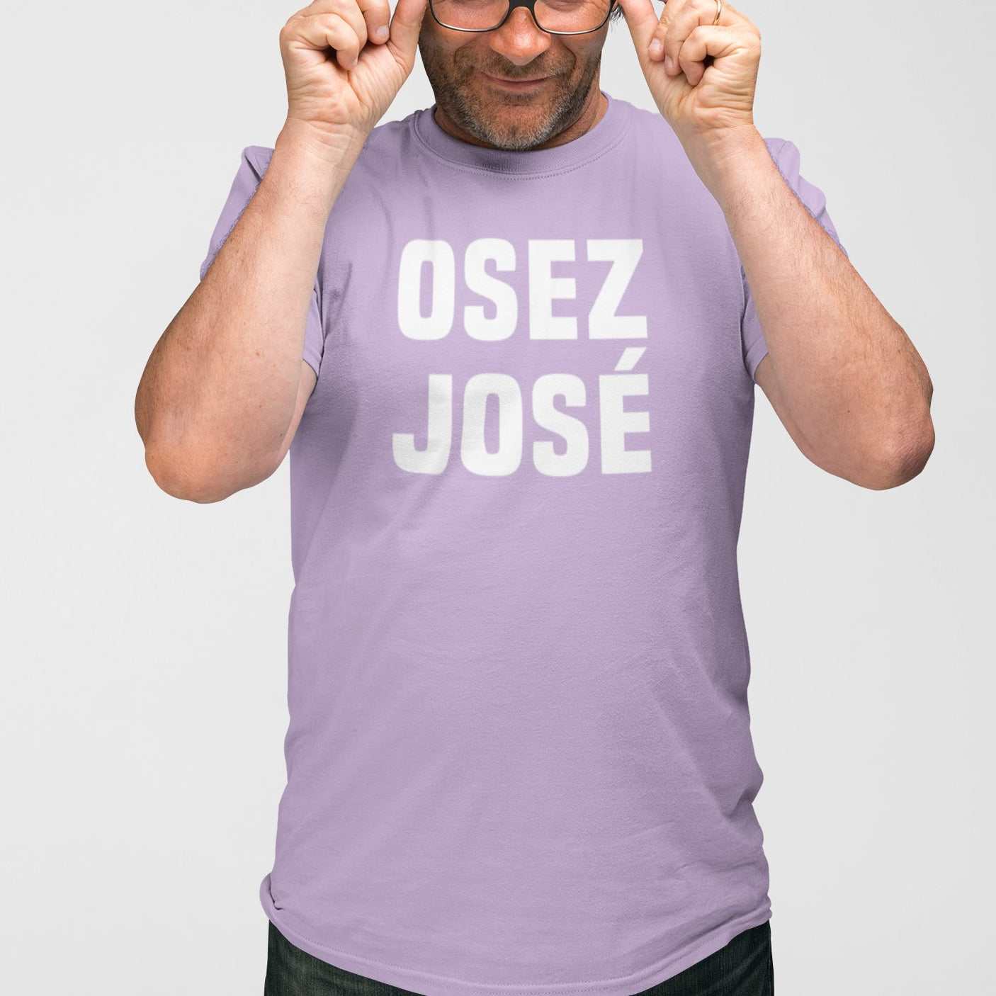 T-Shirt Homme Osez José Lavande