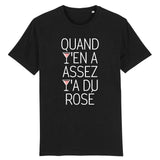 T-Shirt Homme Quand y'en a assez y'a du rosé 