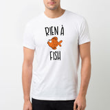 T-Shirt Homme Rien à fish Blanc