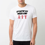 T-Shirt Homme Sportif du week-end Blanc