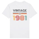 T-Shirt Homme Vintage année 1981 